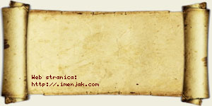 Jovana Batina vizit kartica